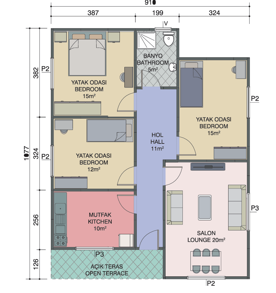 Essential 90 Expansive Social Space